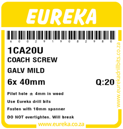 1CA20 - Coach Screw -1CA20_Label_T